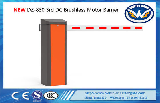 Vehicle Access Control Gates 24V DC Motor Speed Adjustale Car Park Entry Barriers