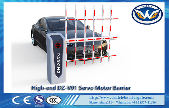 Servo Motor Intelligent Barrier Gate DC 24V Electric Automatic Parking Barrier Max. 6m Straight Arm