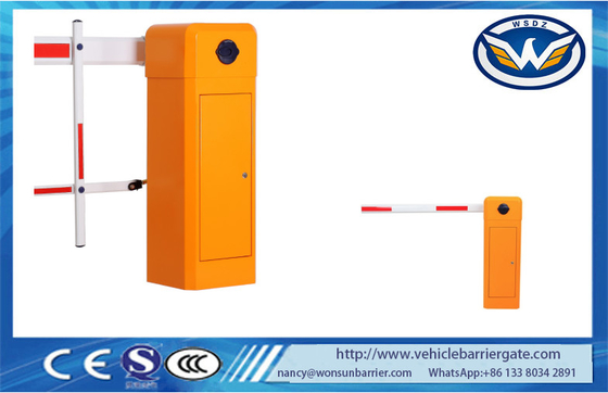 220V/110VAC मोटर सड़क सुरक्षा बैरियर गेट वाहन बैरियर गेट आर्म रिवर्सिंग के साथ