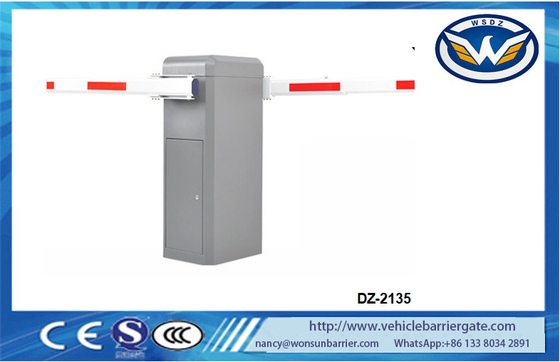 समुदाय के लिए हैवी ड्यूटी कार पार्क बैरियर दो मोटर दो बूम 24VDC मोटर वाहन बैरियर