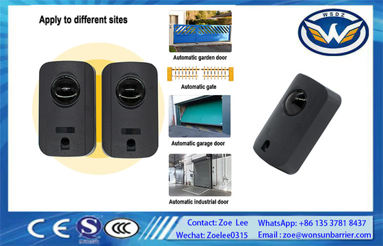 स्लाइडिंग गेट मोटर्स के लिए इन्फ्रारेड बीम डिटेक्टर 12/24V AC/DC ऑटो-अलाइनिंग 15m सेंसिंग