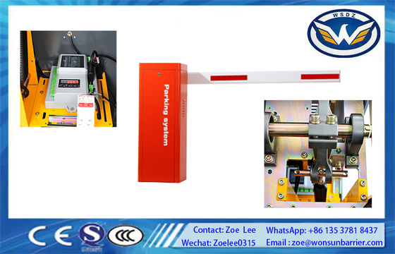 बुद्धिमान स्वचालित डीसी मोटर तेज गति टोल बैरियर गेट का नेतृत्व और बैकअप बैटरी के साथ