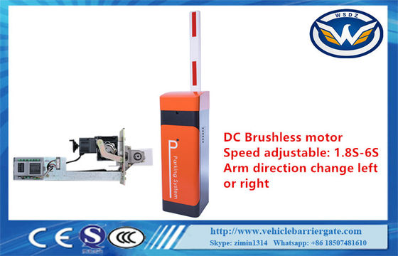 140W DC24V 6m टेलीस्कोपिक आर्म कार पार्क बैरियर सोलर पावर फैक्ट्री के साथ